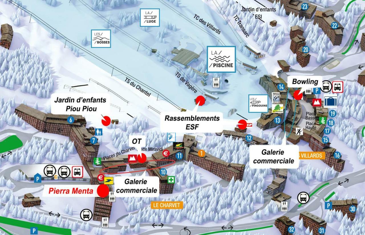 Arc 1800 Pierra Menta Apartamento Les Arcs  Exterior foto